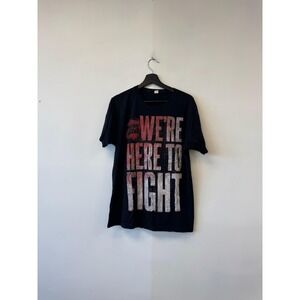 The Word Alive We're Here To Fight Shirt Medium Black Band Metalcore Tee Tultex